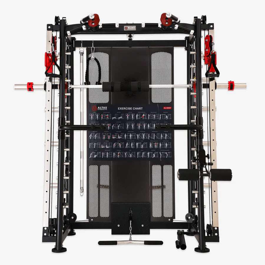 Altas Strength Multi-Function Smith Machine Light Commercial Fitness Equipment AL-3000Y