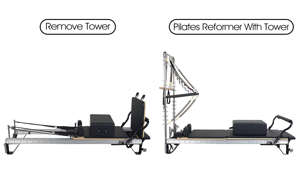 Aluminum Alloy Pilates Reformer With Tower